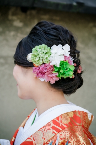 髪飾りチェンジ