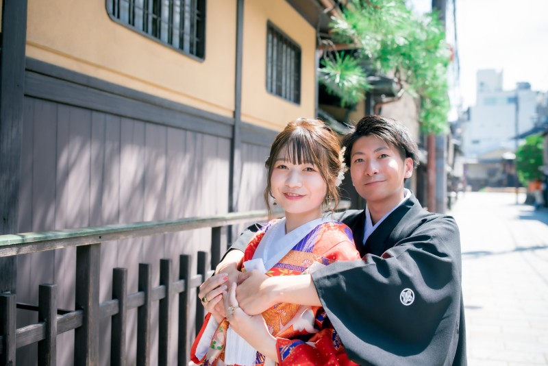 抱きつきショット