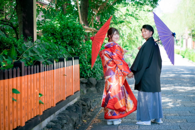 振り返りショット