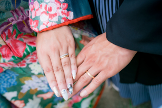 Arch Bridal_後ろ姿&お手元ショット