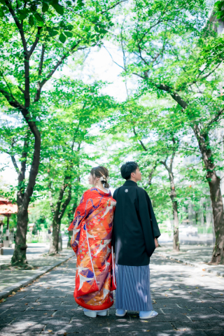 Arch Bridal_後ろ姿&お手元ショット