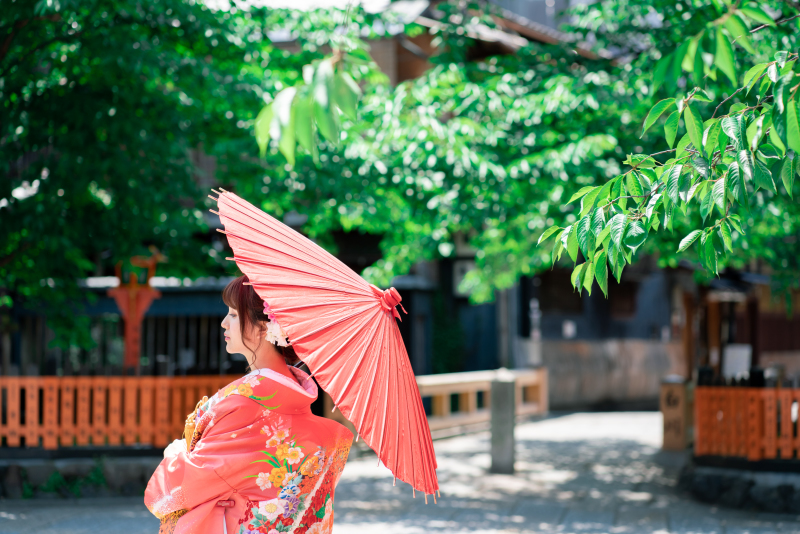 祇園：巽橋にて