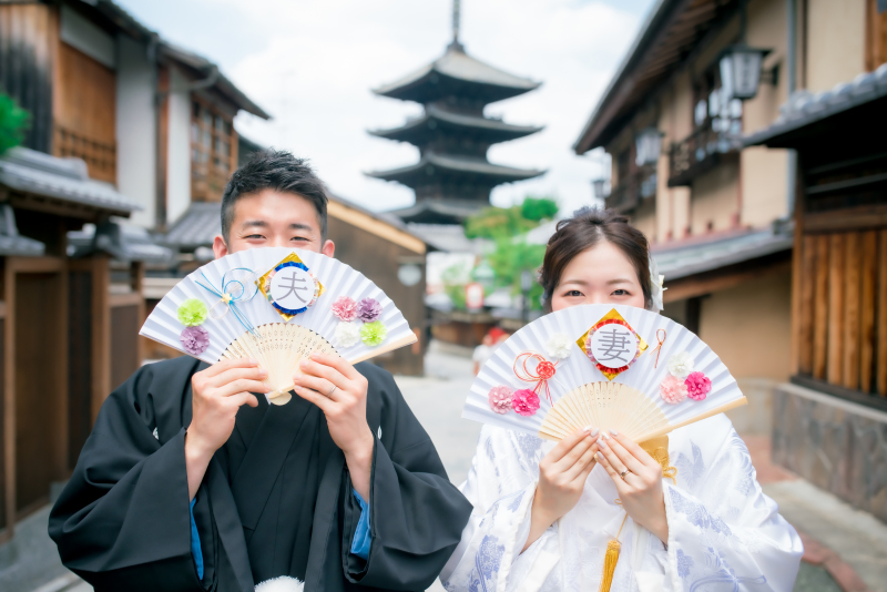 ロケ地【八坂の塔周辺】和装1点＋全データ付きプラン【1～2月】【6～8月】
