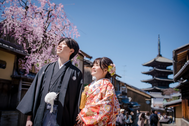 ☆桜シーズン☆和装ロケ撮影【3～5月】【9～12月】衣装2点＋ロケ地2ヵ所＋全データ付きプラン