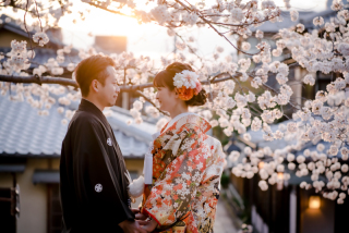 ☆桜シーズン☆和装ロケ撮影【3～5月】【9～12月】衣装2点＋ロケ地1ヵ所＋全データ付きプラン