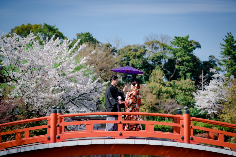 ☆桜シーズン☆和装ロケ撮影【3～5月】【9～12月】衣装1点＋ロケ地1ヵ所＋全データ付きプラン