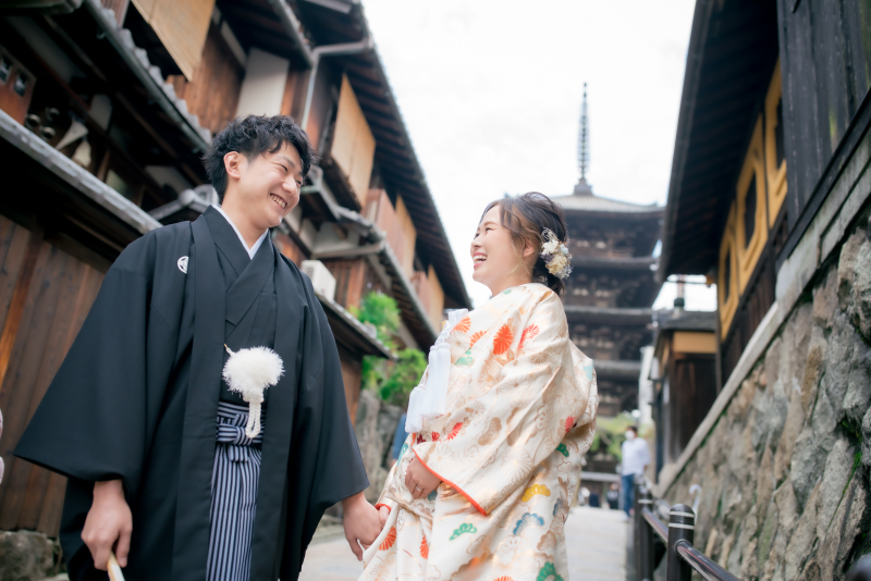 ロケ地【八坂の塔周辺】和装1点＋全データ付きプラン【1～2月】【6～8月】