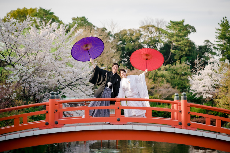 ☆桜シーズン☆和装ロケ撮影【3～5月】【9～12月】衣装2点＋ロケ地1ヵ所＋全データ付きプラン