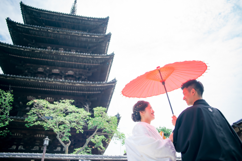 ロケ地【八坂の塔周辺】和装1点＋全データ付きプラン【3～5月】【9～12月】