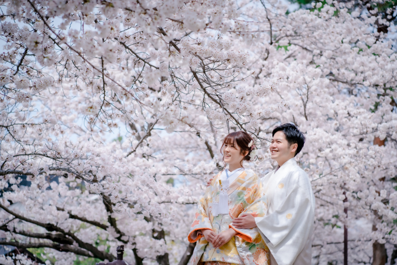 ☆桜シーズン☆和装ロケ撮影【3～5月】【9～12月】衣装1点＋ロケ地1ヵ所＋全データ付きプラン