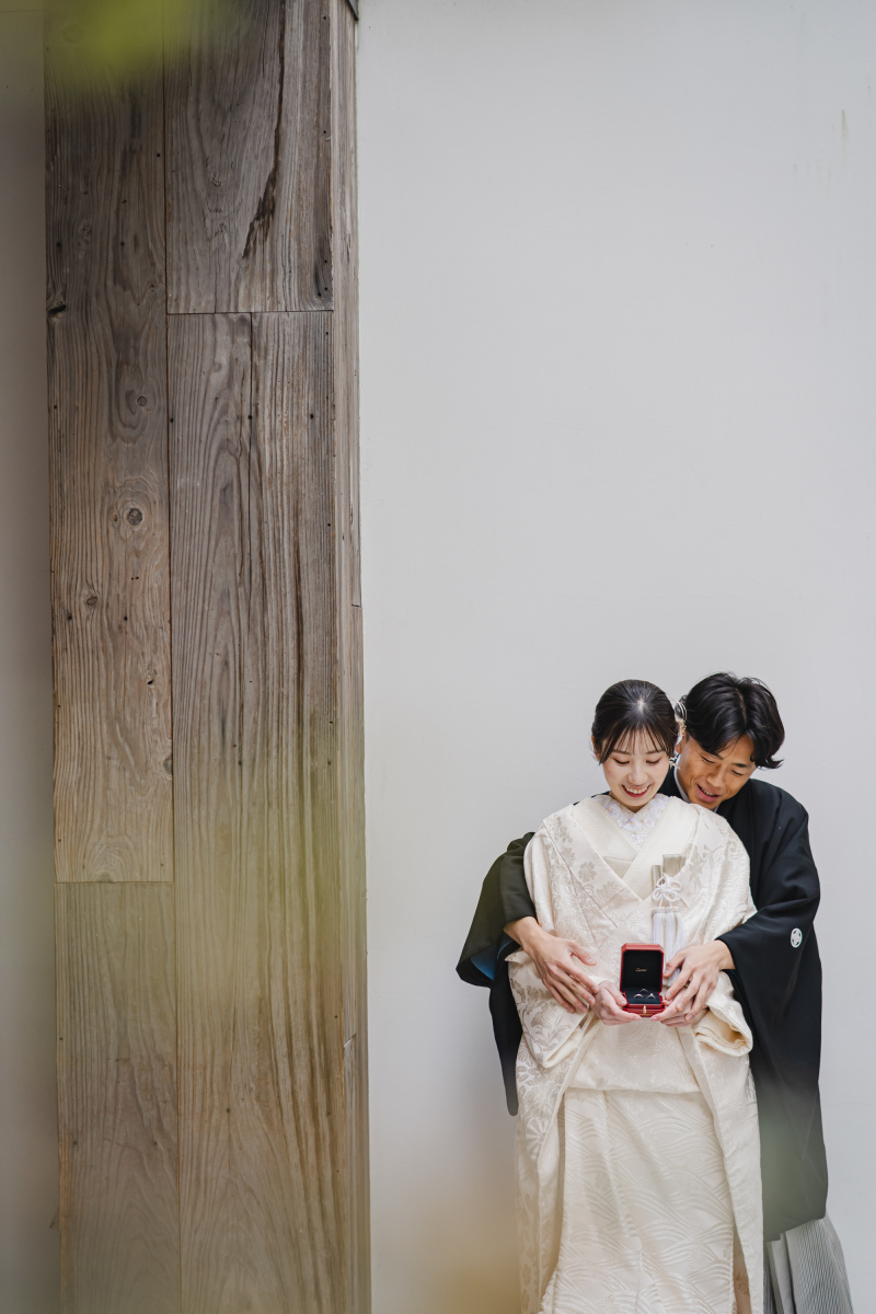 大切な指輪と一緒に