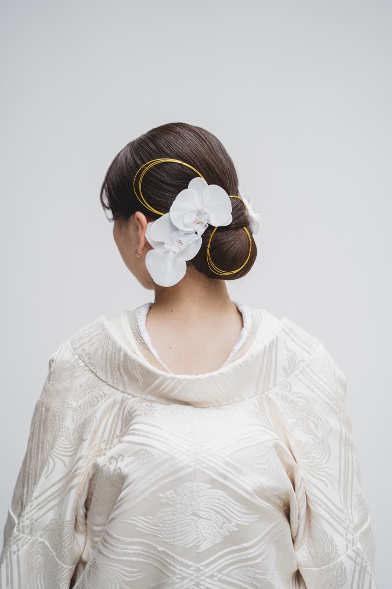 その日のヘアスタイルも