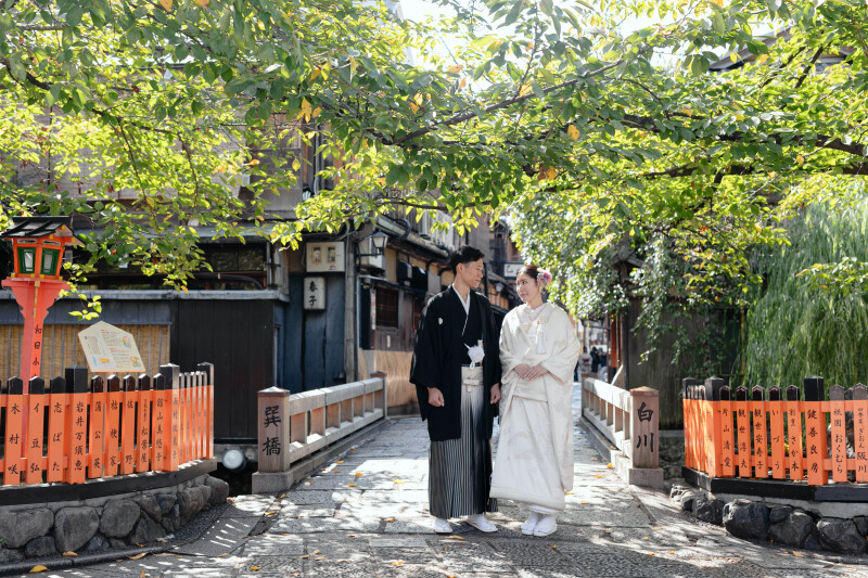 ふたりで歩く祗園の街