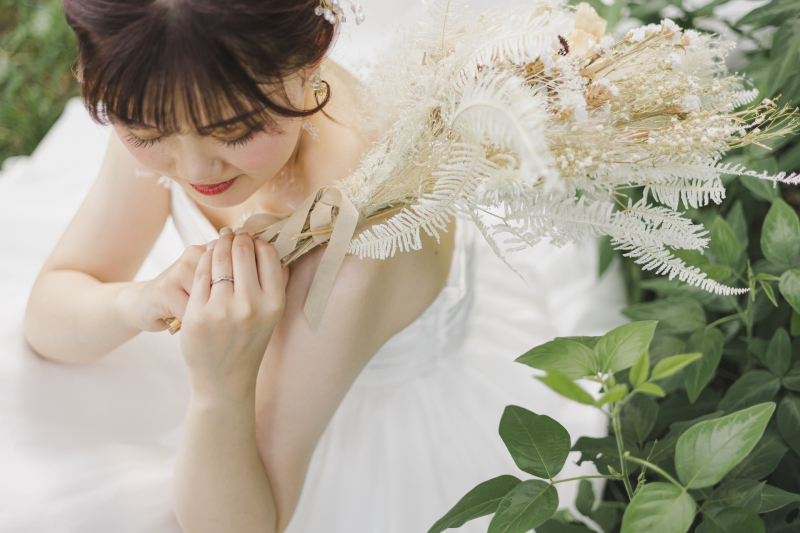 花嫁ソロショット