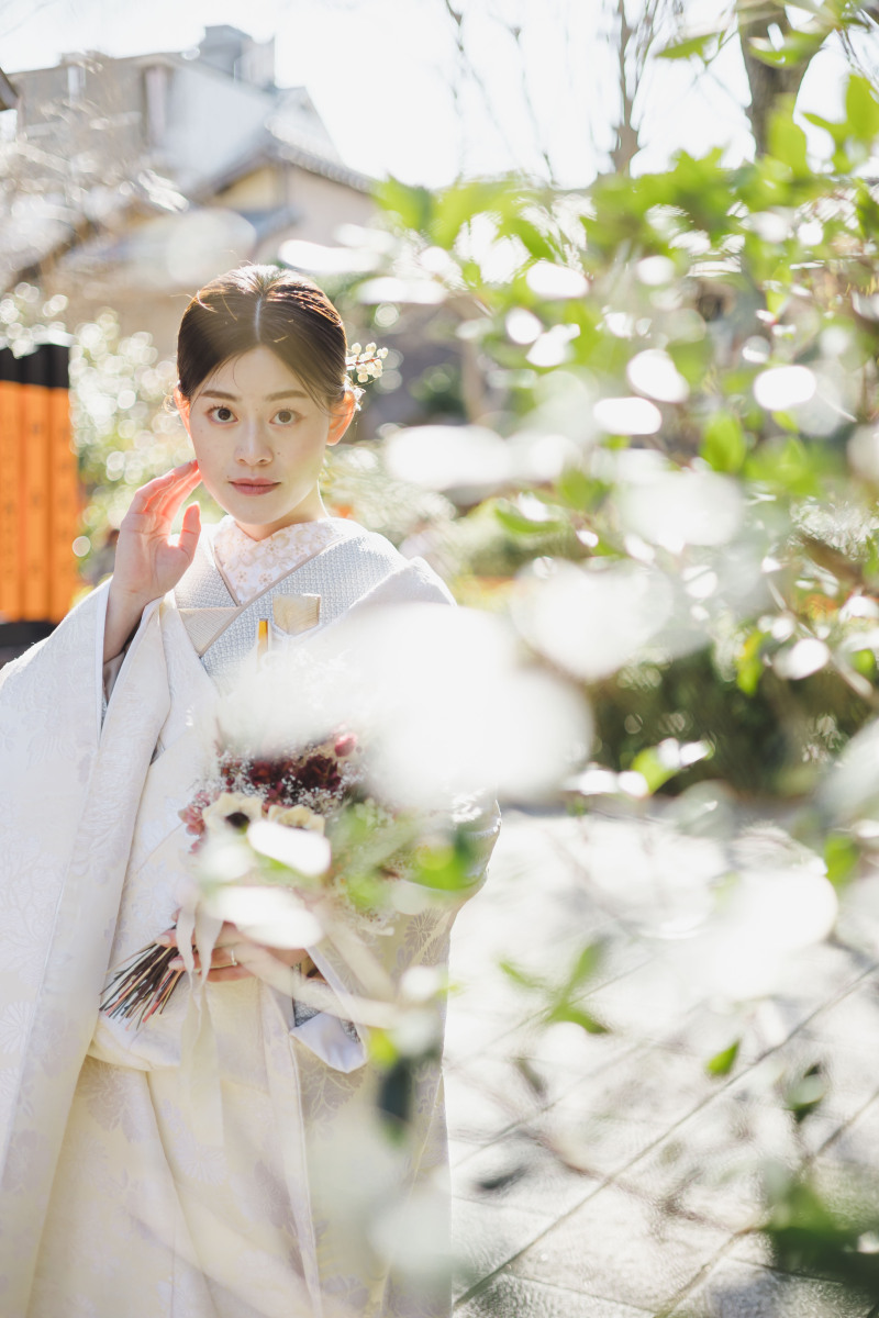 緑の光が綺麗で