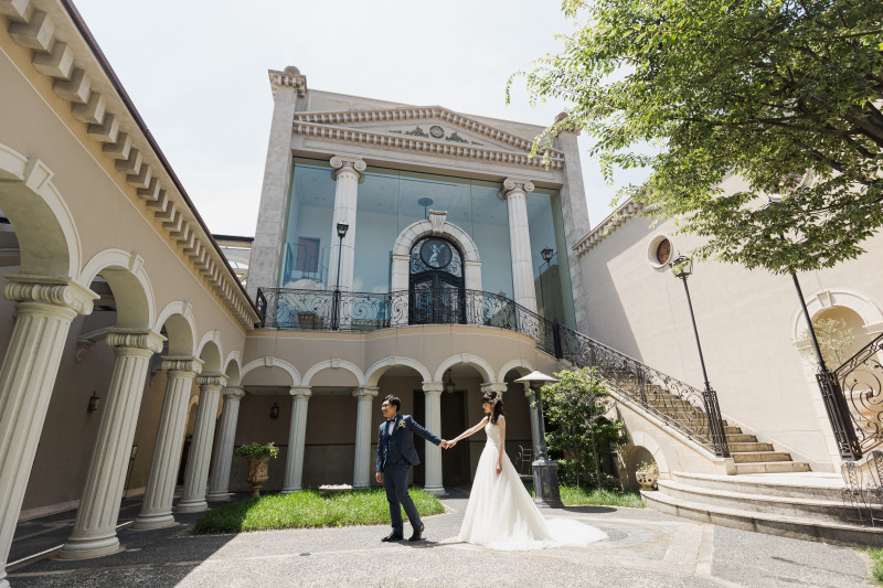 広々とした中庭