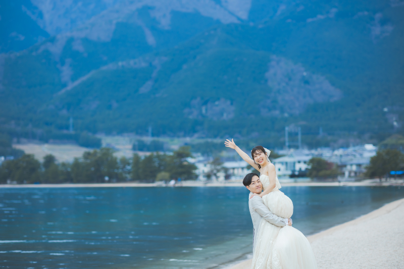 最後は抱っこで