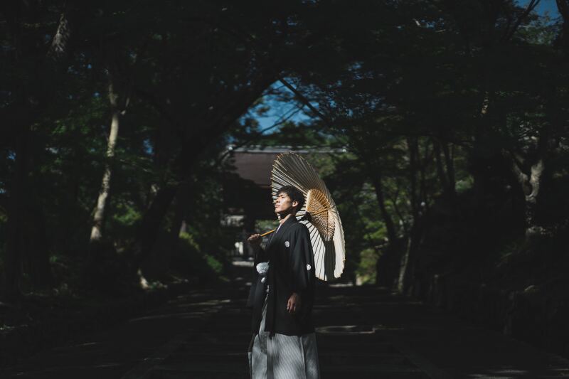 ご新郎様のソロショット