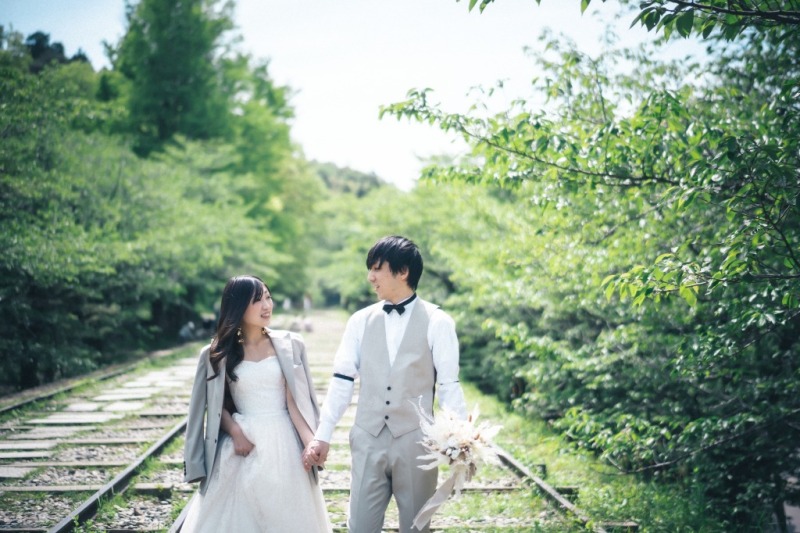 ジャケットも撮影小物に