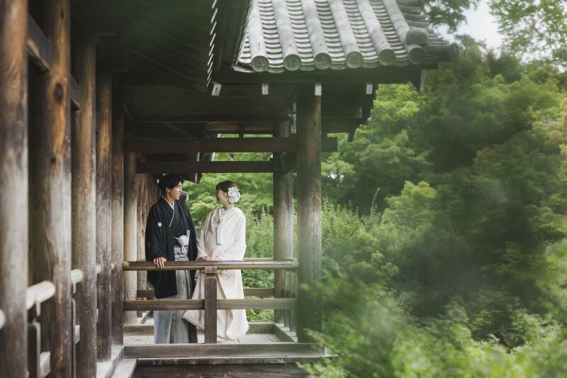 目を惹かれる回廊