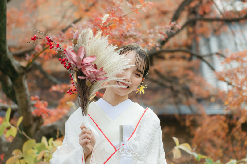 ブーケと一緒に