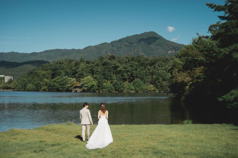洋装は宝ヶ池公園へ