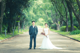 秋手前の植物園