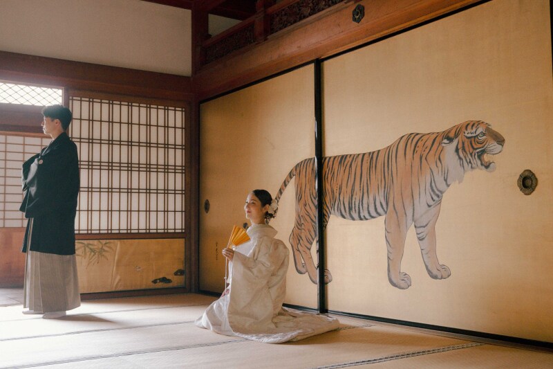 雨の日の金戒光明寺