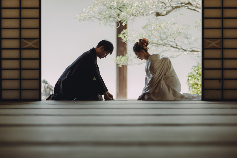 二人で向き合って