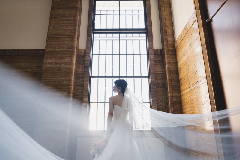 ロングベールを使って