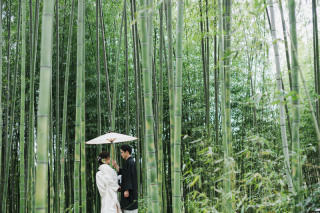 大覚寺和装ロケーション撮影