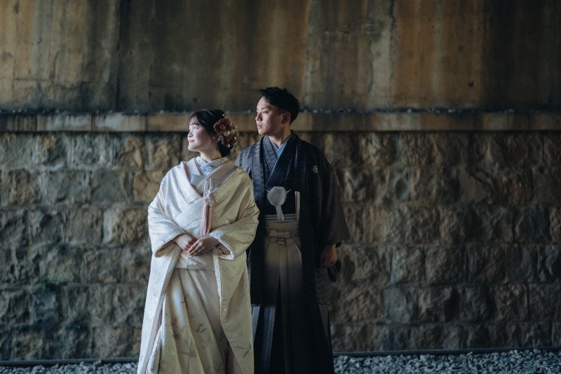 トンネルの中で