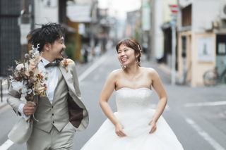 洋装スタジオにて