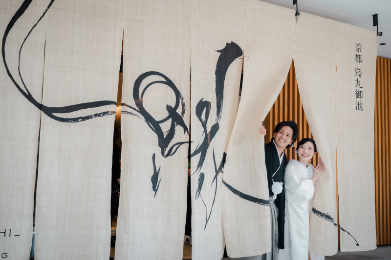 結びのお写真は当サロン前にて