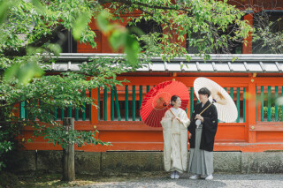四季を感じる毘沙門堂で前撮り