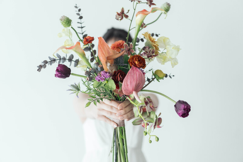 ブーケを使って