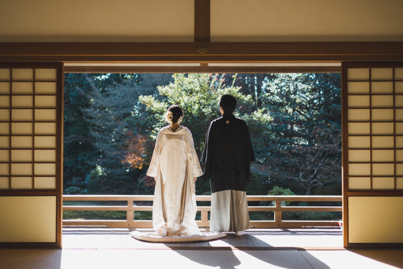 二人の見つめる先には