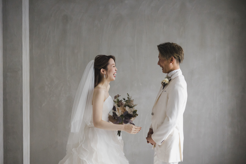 お互いの晴れ姿を