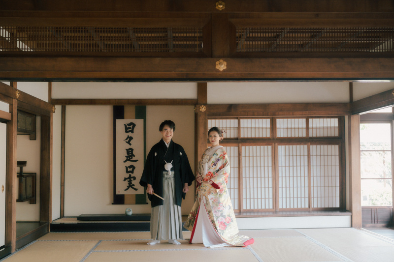 和室での撮影