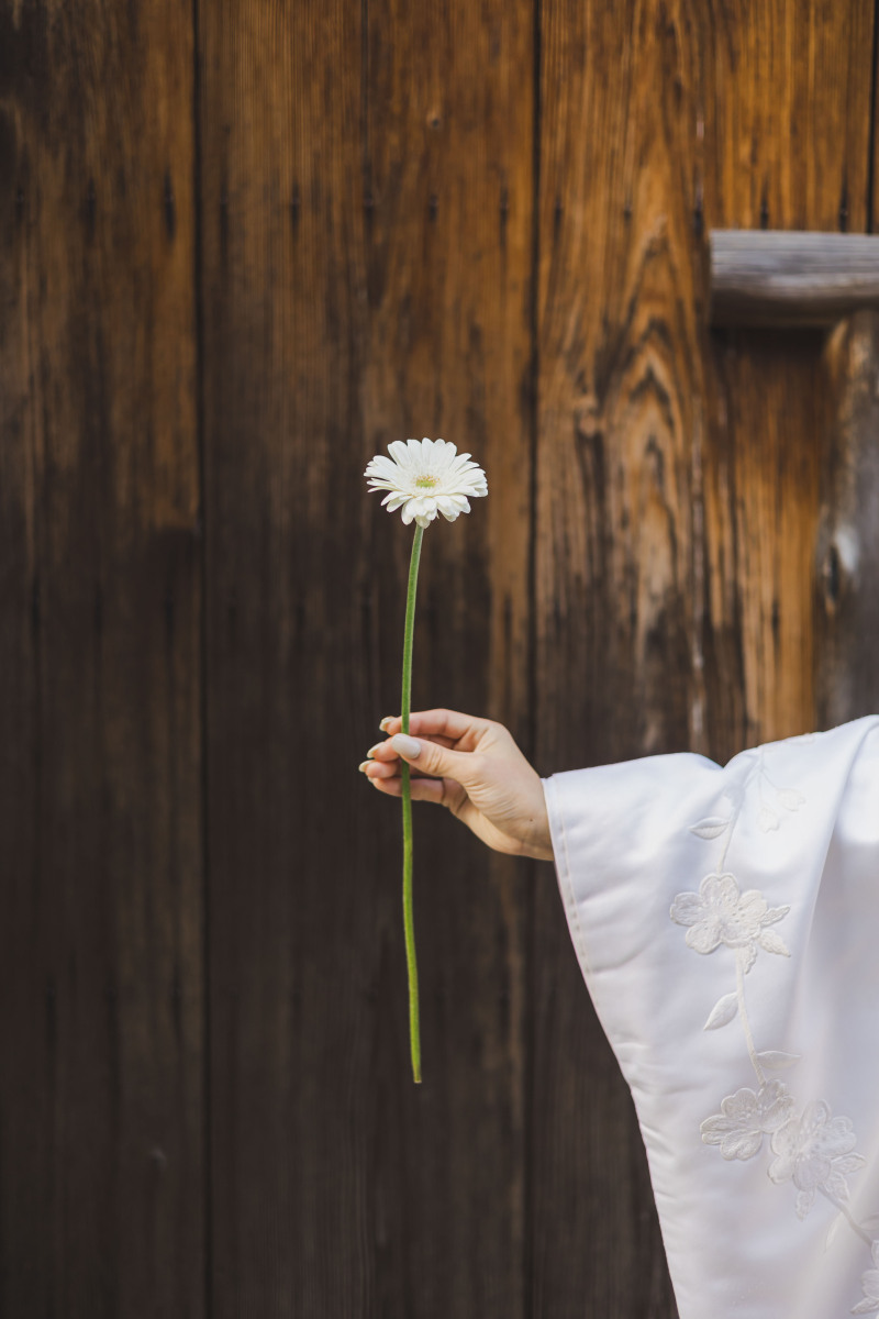１輪の花も素敵です