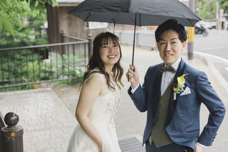 突然の雨