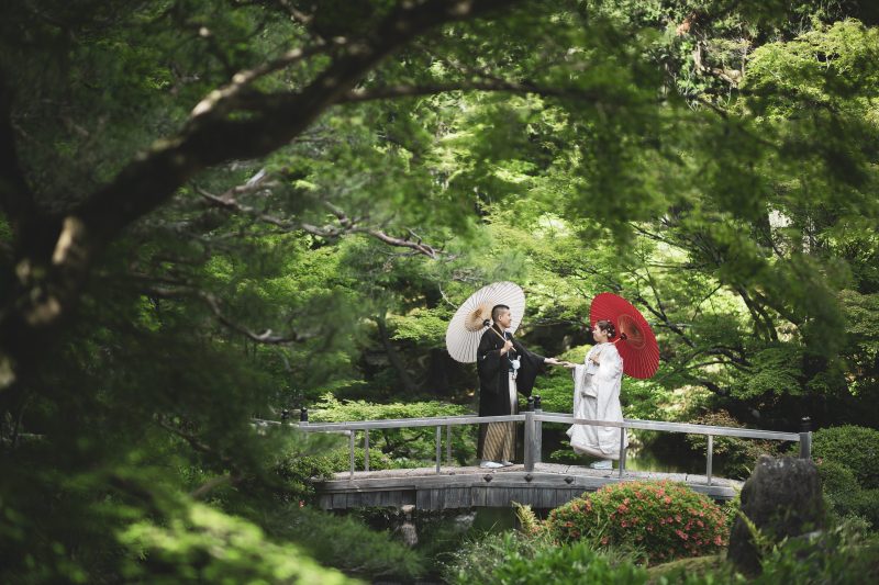 庭園のような中庭
