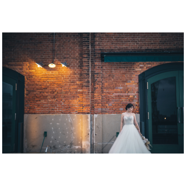 レンガ倉庫にて