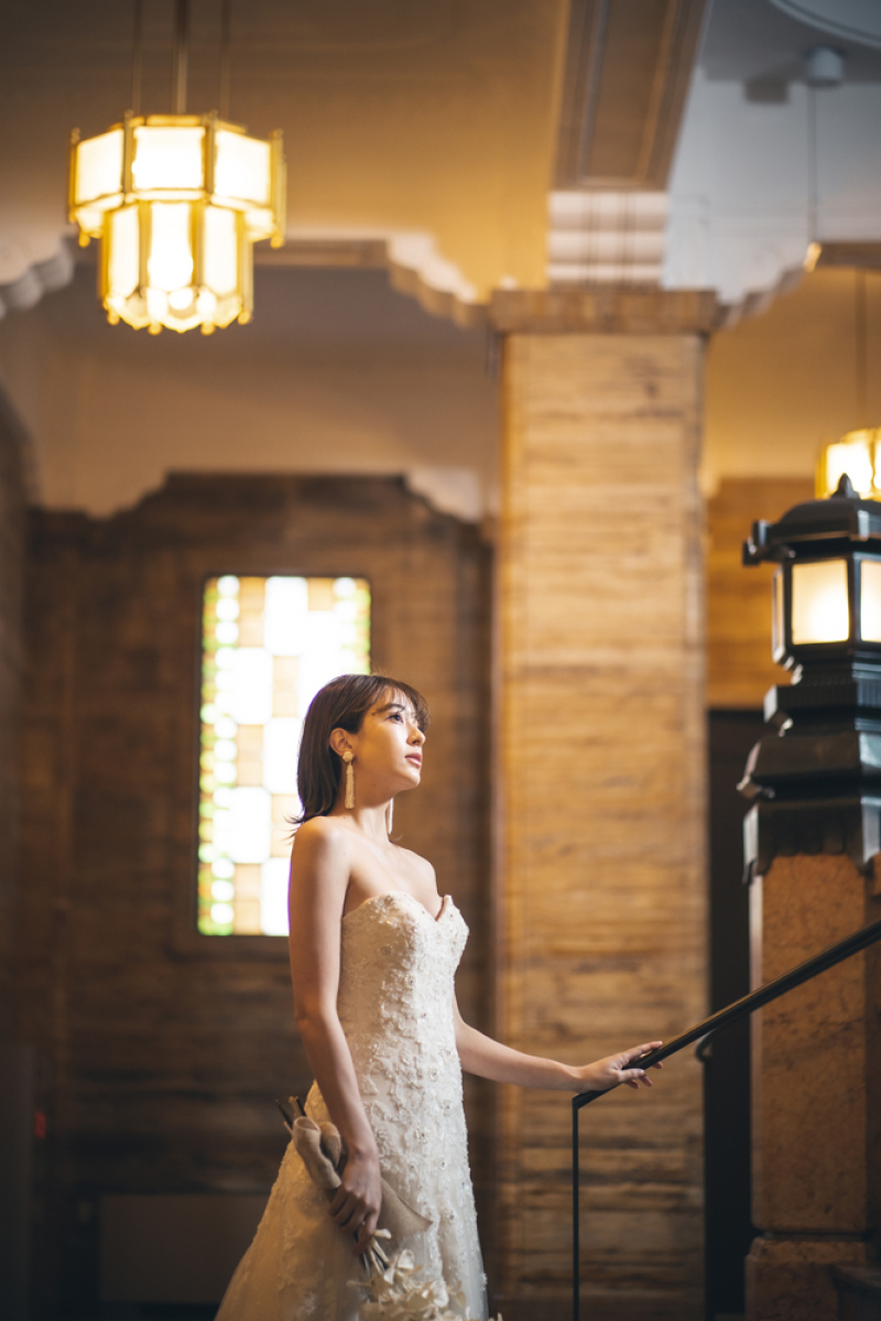 大階段を見上げて