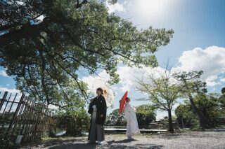 和装と洋装の撮影