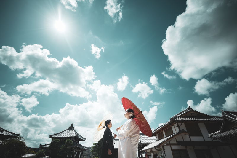 青空を広々と