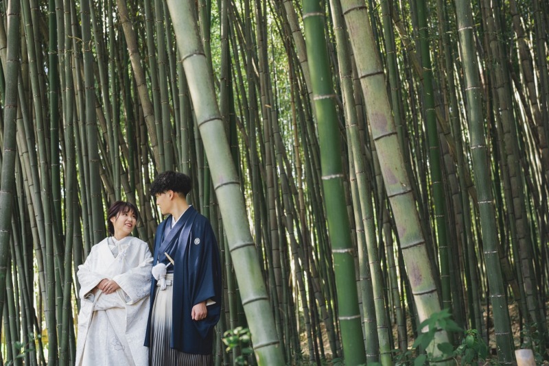 竹林があるお寺