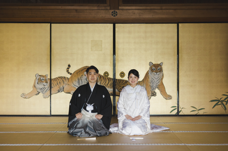 正座のお写真も