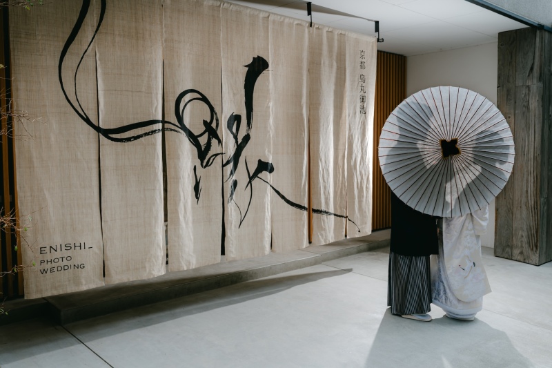 番傘シルエット