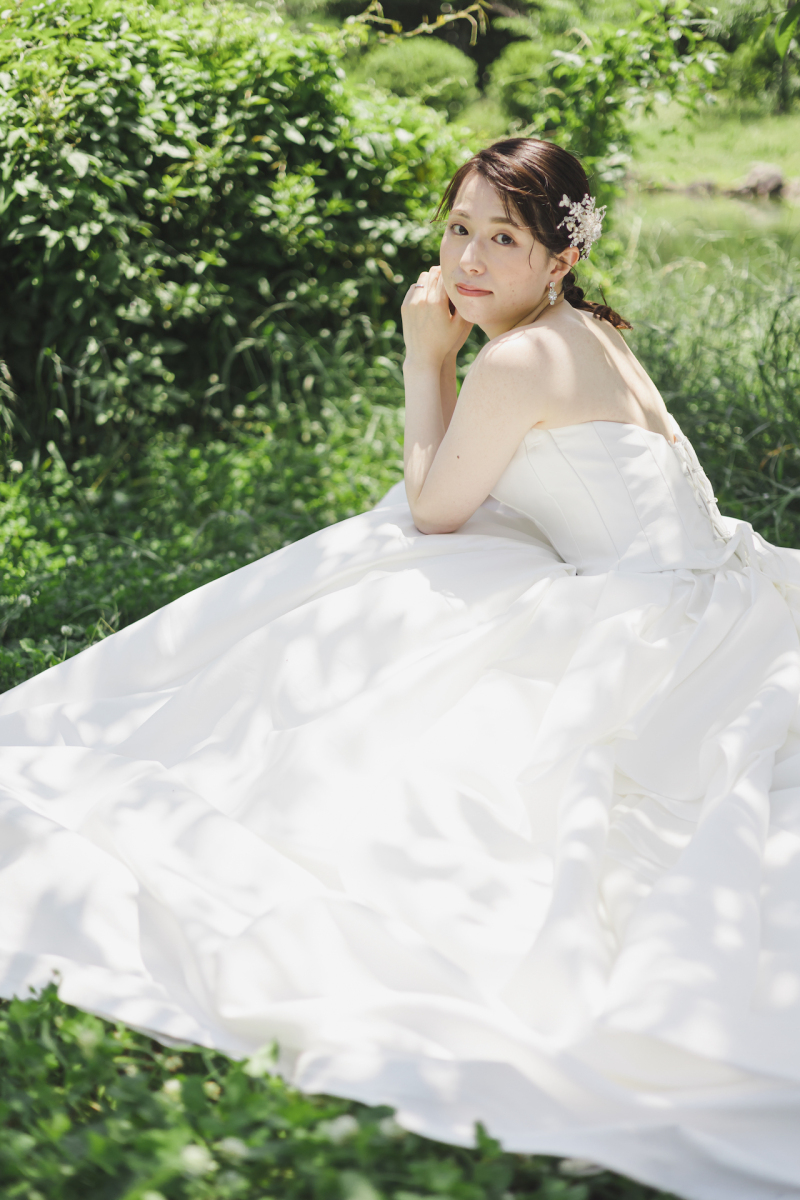 花嫁ソロショット